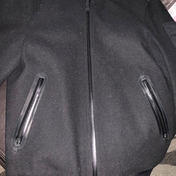 Black wool jacket/coat - Picture 2 of 4